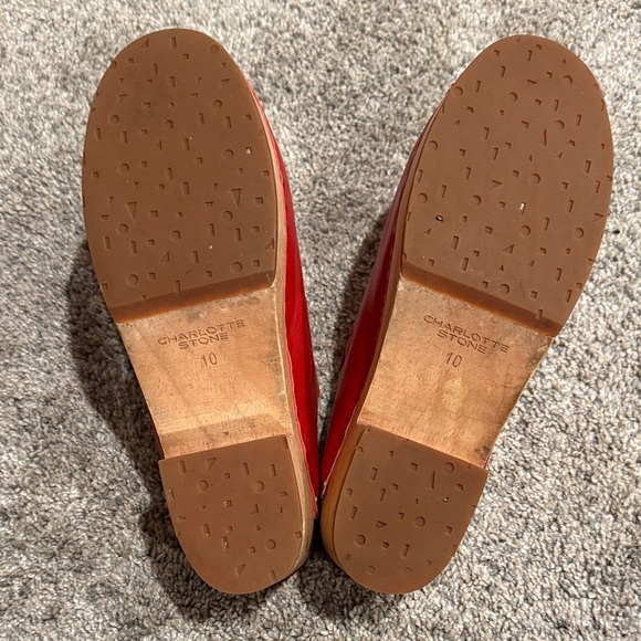 Charlotte Stone Bold Red Mules - Picture 5 of 5